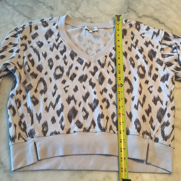 Michael Stars Camila V Neck Sweatshirt - Picture 10 of 13